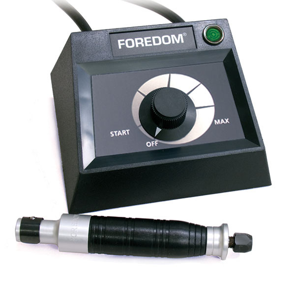 Foredom Carving Set - Table Top Dial Speed Control with H50 Handpiece and Chisel set K.EMH-21-50